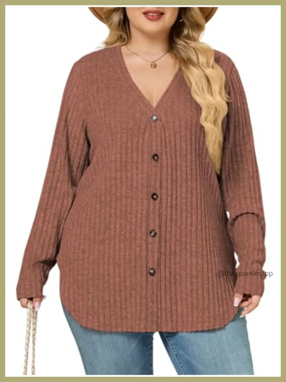 Plus Size Women's Open Front Cardigan Trendy Long Sleeve Lightweight Ribbed